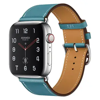 Ceas Bandă de piele pentru Apple Watch Curea Seria 6 5 4 3 2 1 pentru Iwatch 38mm 42mm Încheietura mâinii pentru Apple Watch Bands 6 SE 44mm 40mm