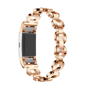 Ceas Benzi pentru Fitbit Charge 3 Smart watch Band Metalice din Otel Inoxidabil Curea de mână pentru Femei Bijuterii Brățară pentru Taxa de 3 Curele