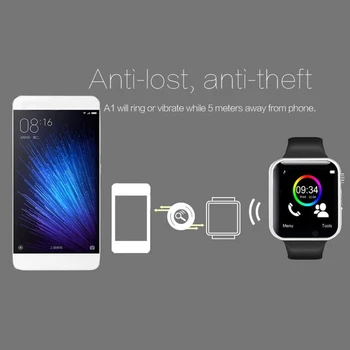 Ceas inteligent Bluetooth Ceas de mână Sport Pedometru Smartwatch cu SIM Card Passometer Camera Suport Smartwatch 2G Pentru Android