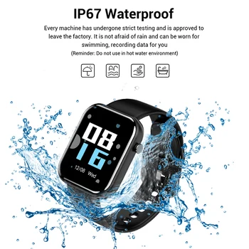 Ceas inteligent Bărbați Femei Rata de Inima de Monitorizare IP67 rezistent la apa Smartwatch Fitness Tracker pentru iPhone Xiaomi