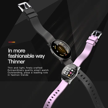 Ceas inteligent Femei Ceasuri Bărbați Impermeabil Tracker de Fitness Brățară Sport Monitor de Ritm Cardiac Smartwatch W8 Bratara pentru Xiaomi