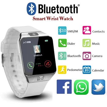 Ceasul Inteligent DZ09 Bărbați Moda Multifuncțional Ceasuri Inteligente Pentru Telefon IOS Android Bluetooth Ceas Sport Ceas relogio inteligente