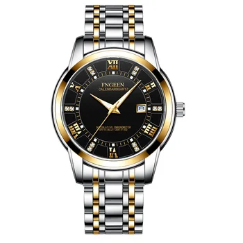 Ceasuri barbati de Afaceri de Brand de Lux Watch Mens Cuarț Oțel Inoxidabil Ceas de Moda Casual Data Saptamana ma Uit la Om Relogio Masculino