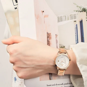 Ceasuri femei NAVIFORCE Top Brand de Lux Watch Fete Quartz rezistent la apa Femei Ceas de mana pentru Femei de Moda Ceas Relogios Feminino