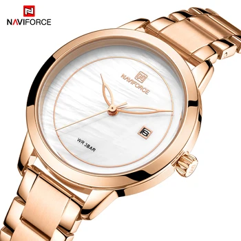 Ceasuri femei NAVIFORCE Top Brand de Lux Watch Fete Quartz rezistent la apa Femei Ceas de mana pentru Femei de Moda Ceas Relogios Feminino
