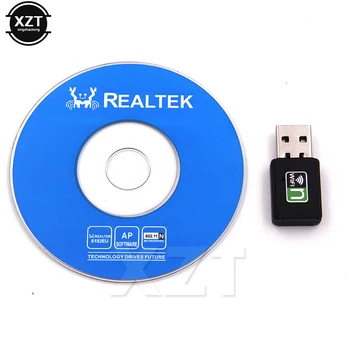 Cel mai nou Mini USB2.0 Realtek 8192EUS Wifi 300Mbps Wireless Lan Adaptor de Rețea Internet 300m Adaptor Wireless USB 802.11 ngb Laptop