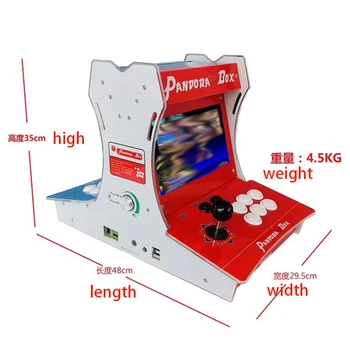 Cele mai recente Pandora Box DX Joc Arcade Console Retro Joc de Masina de 3000 la 1 Pauză Funcția de Preferat Dual Ecran Bartop 2 Jucatori
