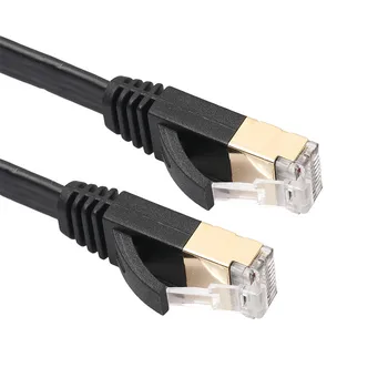 Centechia 3M Cablu Ethernet CAT7 10 Gigabit LAN, Rețeaua de tv prin Cablu cu Conectori RJ45 pentru Modem Router LAN Rețea Playstation