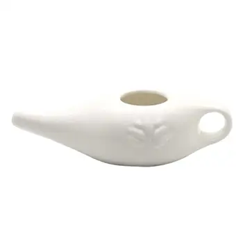 Ceramica Vas Neti De Spălat Nasul Kit Confortabil Cioc Oală Pentru Sinus Rinitei Alergice Pentru Sinus De Sănătate