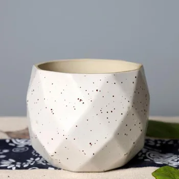 Ceramică grosieră Suculente Ghiveci Vaza de Culoare Solidă Simplu Ghiveci de flori cu O Gaură Grădină Acasă Bonsai Ghivece Decor Acasă