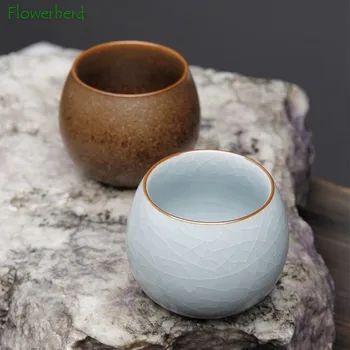 Ceramică Porțelan Kung Fu Ceașcă De Ceai Teaware Mare Set De Ceai Singură Ceașcă De Master Cup Ru Cuptor Cupa
