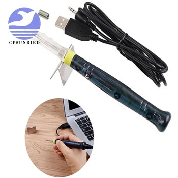 CFsunbird Mini Portabil USB 5V 8W Electric Alimentat de Lipit Pen/Sfat Atingeți pictograma de Comutare Reglabil Electric de Lipit Unelte de Fier