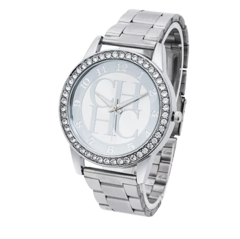 CH Brand de Lux Bărbați ' s Ceas din Oțel Inoxidabil Curea Reloj Hombre Cuarț Moda de sex Masculin Încheietura Ceas Relogio Masculino