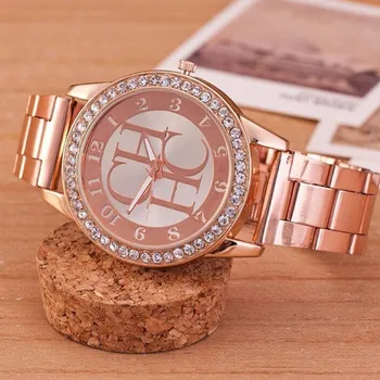 CH Brand de Lux Bărbați ' s Ceas din Oțel Inoxidabil Curea Reloj Hombre Cuarț Moda de sex Masculin Încheietura Ceas Relogio Masculino