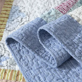 CHAUSUB Cuvertură de pat 1-Bucată de Bumbac Quilt Mozaic Pat Acoperă Pernă Queen Twin Dimensiune Canapea Pătură Cuverturi