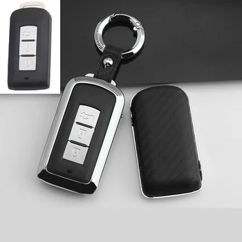 Cheia de la mașină Caz Acoperire din Aliaj de Zinc pentru MITSUBISHI OUTLANDER Lancer EX ASX colt Grandis Pajero Smart Key Holder Acoperă Nou