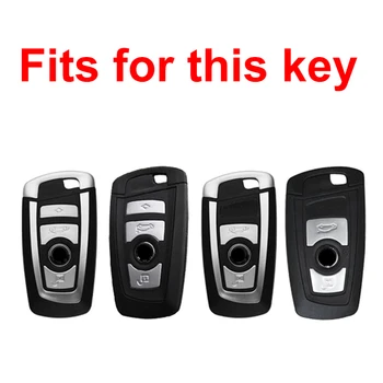 Cheia de la mașină Caz Acoperire pentru BMW 520 525 f30 f10 F18 118i 320i 1 3 5 7 Seria X3 X4 M3 M4 M5 Cheie Moale TPU PC Cheie de Protecție Coajă