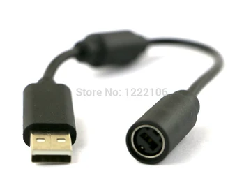 ChengChengDianWan negru culoare gri Pentru Xbox360 xbox 360 wired Controller USB Separatiste Conectați Cablul de 50pcs/lot