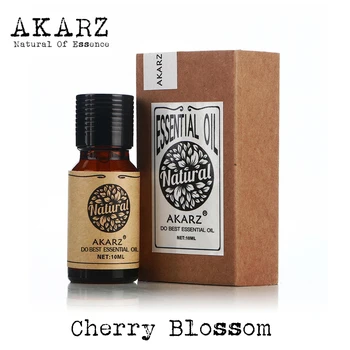 Cherry blossom ulei esențial AKARZ Brand de Top organismului fata de îngrijire a pielii, spa mesaj de parfum lampa de Aromoterapie Cherry blossom ulei