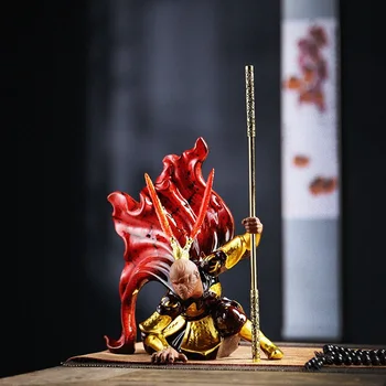 ChineseGod de Război Sun Wukong statuie, ceramică artă modernă sculptura, creative living loft decor de birou meserii Figurine