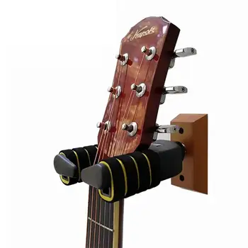 Chitara Umerase Cârlig Suport din Lemn de Cauciuc Instrument Umerase Suport de Perete pentru Chitara Bas, Ukulele Instrument cu Coarde Accesorii