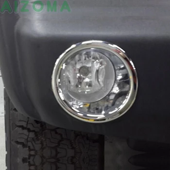 Chrome Semnalizare Față Faruri Acoperire ABS Ceață de Lumină Inel Ornamental Protector Pentru Jeep Wrangler JK 2007 și 2011 2012 2013