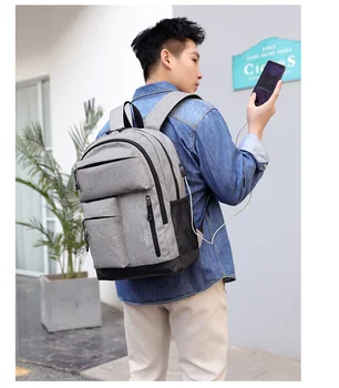 Chuwanglin de sex masculin Laptop Rucsac Casual Travel Borsetă Mare elev de școală sac de școală backbags pentru adolescent mochilas H122302