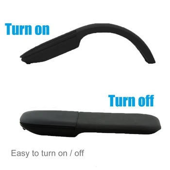 CHYI Tăcut Bluetooth 4.0 Mouse-ul Wireless Arc Touch cu Role Soareci Ultra Subțire cu Laser Jocuri de Calculator Pliabil Mouse-ul Pentru Microsoft PC