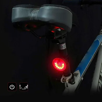 Ciclism Lumini Impermeabil 9 LED-uri de Biciclete Stopul de Siguranță lampa de Biciclete din Spate Bicicleta Lumina Coada lanternei