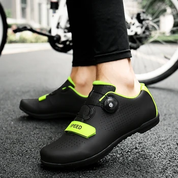 Ciclism rutier pantofi pentru bărbați biciclete rutier pantofi ultralight biciclete pantofi de sport de auto-blocare profesionale respirabil