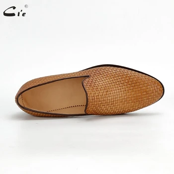 Cie manual haimana țesute, tricotate piele naturala pantofi pentru bărbați sociale de pantofi de sex masculin clasic pantofi pentru bărbați elegant mens de moda haimana 212