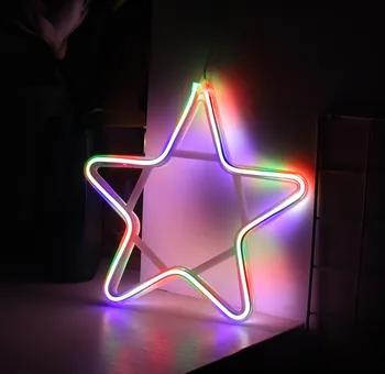 Cinci Stele Flexibil LampBelt Strip Lumina de Neon Pentru Interior Exterior de Silicon Impermeabil Rezistent la petrecerea de ziua de naștere a nou yeardecoration