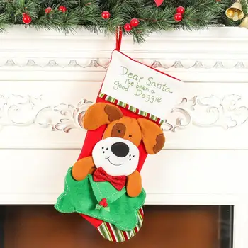 Ciorap De Crăciun De Decorare Pentru Casa De Câine De Desene Animate Pisica Plic De Companie Ciorapi De Craciun Decoratiuni Craciun Cadouri Candy Bag 7