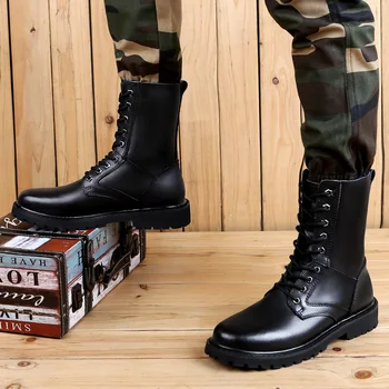 Cizme barbati Piele naturala Militare Tactice Cizme Impermeabile Martens Cizme de Iarnă Pantofi de Zăpadă se Încălzește Crește Barbati Pantofi Casual