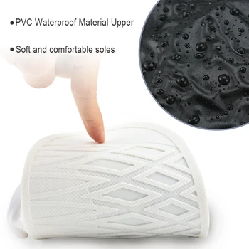 Cizme de ploaie Pantof Acoperi pentru Barbati Femei din PVC rezistent la apa Praf de Pantofi Protectori în aer liber, Non-Alunecare de Cauciuc Reutilizabil Purta Piciorului