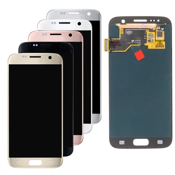 Clasa pentru Samsung Galaxy S7 G930 G930F LCD Cu Perfect Touch Screen Digitizer Ansamblul Afișajului cu un set de asamblare instrument