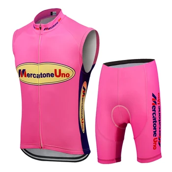 Clasic bărbați Ciclism jersey Set scurt sleece/fără mâneci biciclete Îmbrăcăminte de biciclete Autostrada port maillot ciclismo MTB de ciclism de îmbrăcăminte