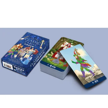Clasic de Cărți de Tarot Divinație de Cărți de Joc 12*7cm Carduri Versiunea Chineză Pentru Familie/Prieteni