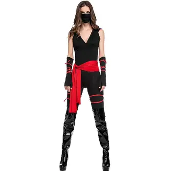 Clasic De Halloween Petrecere De Lux Costume Femei Adulte Arte Martiale Ninja Haine Cosplay Anime Ninja Assassin Joc Costum