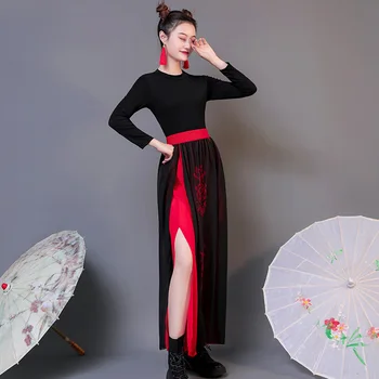 Clasică, Jazz, Dans, Costume pentru Femei Stil Chinezesc Jazz Modern, Dans de Performanță de Formare Îmbrăcăminte Rave Costum Costum de Scena