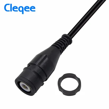 Cleqee P1206 BNC plug de sex masculin să 4mm Direct Banana Prize Cablu Coaxial Osciloscop Testul de Plumb 120CM
