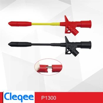 Cleqee P1300D P1300E P1300F Înlocuibile Multimetru cu Sonda de Test de Cârlig&Testul de Plumb kituri de 4mm Banana Plug Clema Crocodil stick Test