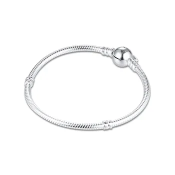 Clipe Freehand Inima Incuietoare Lanț de Șarpe de Argint 925 Bratari pentru Femei de Ziua Îndrăgostiților Bijuterii Farmecul Bratari Concluziile