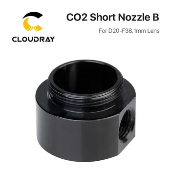 Cloudray Duza Aer N02 pentru Dia.20 FL38.1 Obiectiv de CO2 Duză Scurtă B cu Montaj pentru Capul Laser la Masina de debitare cu Laser CO2