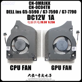 CN-0MRJKK NC-0C04TH Pentru DELL G7-7590 G7-7790 CPU & GPU Ventilatorului de Răcire DC12V 1.0 a