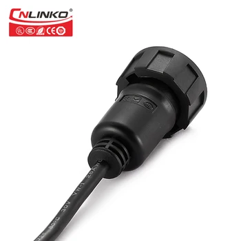 CNLINKO USB2.0 masculin plug cu cablu de 1M și feminin soclu conector impermeabil cu capac de praf