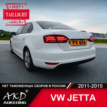 Coada de Lampa Pentru Auto VW Jetta 2011-Jetta Mk6 spate cu LED-uri Lumini de Ceata Lumini de Zi de Funcționare Lumina DRL Tuning Auto Accesorii