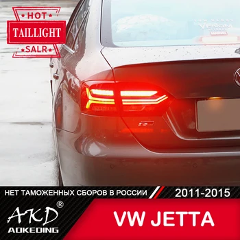 Coada de Lampa Pentru Auto VW Jetta 2011-Jetta Mk6 spate cu LED-uri Lumini de Ceata Lumini de Zi de Funcționare Lumina DRL Tuning Auto Accesorii