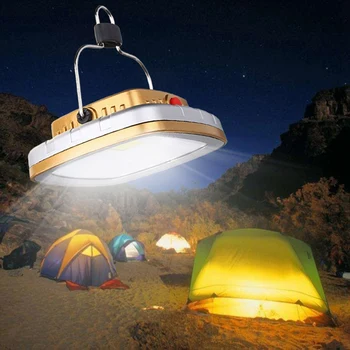 Cob Lanterne Solare Led-Cort De Camping Lampa Usb Baterie Reîncărcabilă Lanterna Cort De Lumină