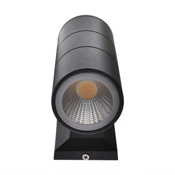 COB LED de Exterior de Perete de Lumină de Sus în Jos Dual-Cap de Cilindru din Aluminiu rezistent la apa de Prindere Pentru Iluminat Exterior Lămpi de Perete